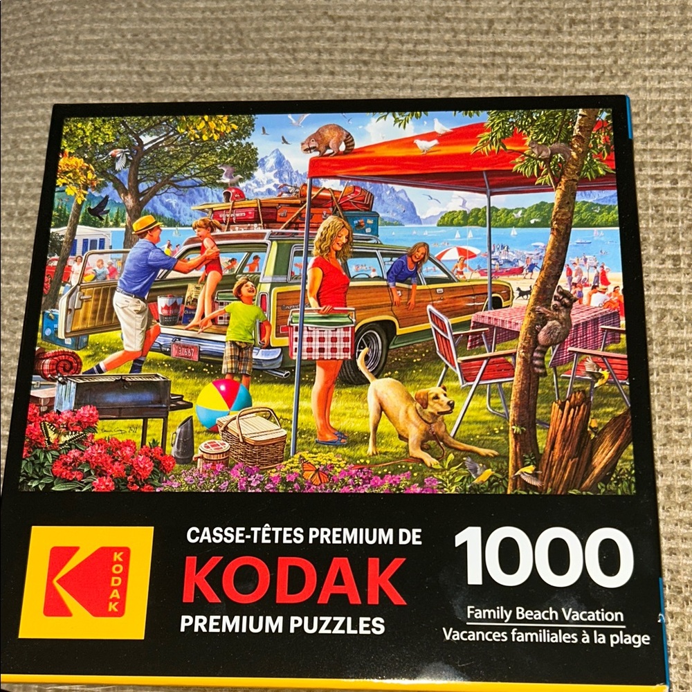 Kodak Premium Puzzle with Vibrant Beach Scene